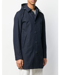 Мужской темно-синий дождевик от Herno