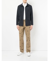 Мужской темно-синий дождевик от Gieves & Hawkes