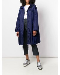 Женский темно-синий дождевик от Prada