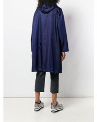 Женский темно-синий дождевик от Prada