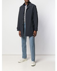 Мужской темно-синий дождевик от Fay