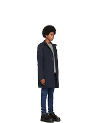 Мужской темно-синий дождевик от 49Winters