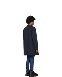 Мужской темно-синий дождевик от 49Winters