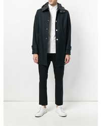 Мужской темно-синий дождевик от Moncler Gamme Bleu