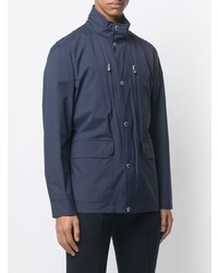 Мужской темно-синий дождевик от Brunello Cucinelli