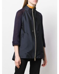 Женский темно-синий дождевик от Herno