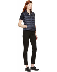 Женский темно-синий жилет от Moncler