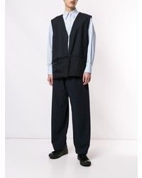 Темно-синий жилет от Jil Sander