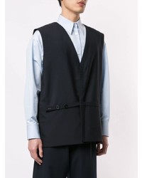 Темно-синий жилет от Jil Sander