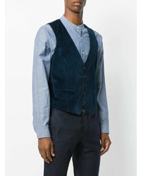 Темно-синий жилет от Weber + Weber