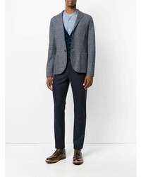 Темно-синий жилет от Weber + Weber