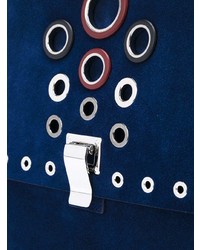 Темно-синий замшевый клатч от Proenza Schouler