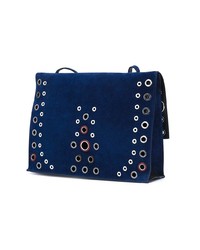 Темно-синий замшевый клатч от Proenza Schouler