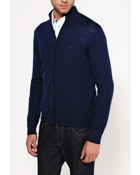 Мужской темно-синий кардиган от Armani Jeans