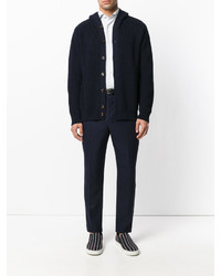 Мужской темно-синий кардиган от Eleventy