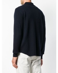 Мужской темно-синий кардиган от Aspesi