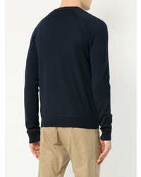 Мужской темно-синий кардиган от DSQUARED2