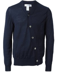 Мужской темно-синий кардиган от Comme des Garcons