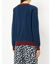 Женский темно-синий кардиган от Marni