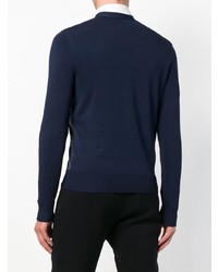 Мужской темно-синий кардиган от Neil Barrett