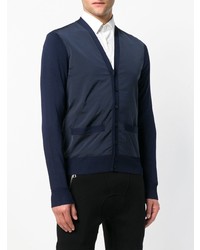 Мужской темно-синий кардиган от Neil Barrett