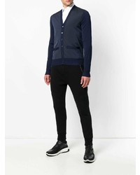 Мужской темно-синий кардиган от Neil Barrett