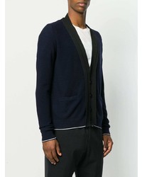 Мужской темно-синий кардиган от Maison Margiela