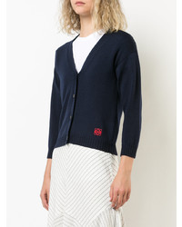 Женский темно-синий кардиган от Loewe