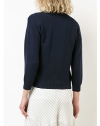 Женский темно-синий кардиган от Loewe