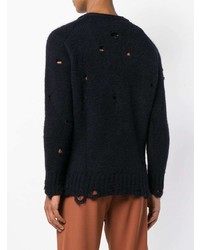 Мужской темно-синий кардиган от Maison Flaneur