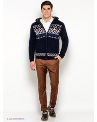 Мужской темно-синий кардиган от Fred Mello