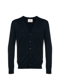 Мужской темно-синий кардиган от Laneus