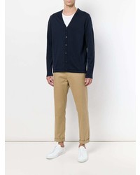 Мужской темно-синий кардиган от Sunspel