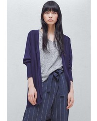 Женский темно-синий кардиган от Mango