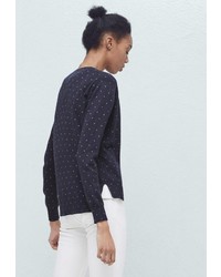 Женский темно-синий кардиган от Mango