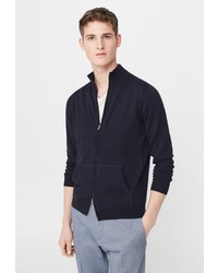 Мужской темно-синий кардиган от Mango Man