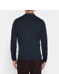 Мужской темно-синий кардиган от John Smedley