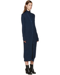 Женский темно-синий кардиган от Maison Margiela