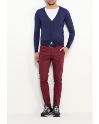 Мужской темно-синий кардиган от Occhibelli