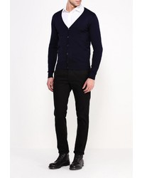 Мужской темно-синий кардиган от Occhibelli