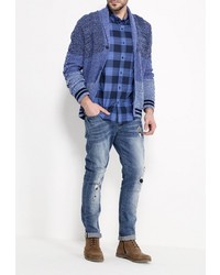 Мужской темно-синий кардиган от Pepe Jeans