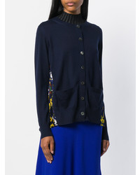 Женский темно-синий кардиган от Sacai