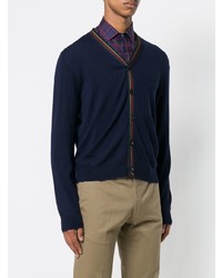 Мужской темно-синий кардиган от Etro