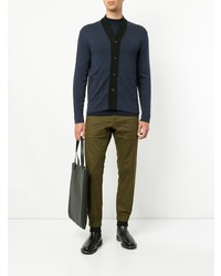 Мужской темно-синий кардиган от Cerruti 1881