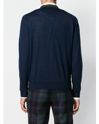 Мужской темно-синий кардиган от Etro