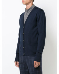 Мужской темно-синий кардиган от Officine Generale