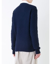 Женский темно-синий кардиган от JULIEN DAVID