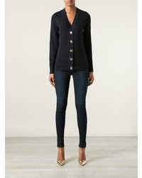 Женский темно-синий кардиган от Tory Burch