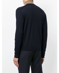 Мужской темно-синий кардиган от Prada