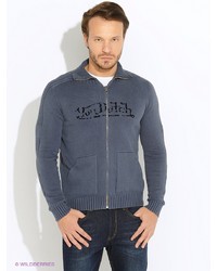 Мужской темно-синий кардиган от Von Dutch